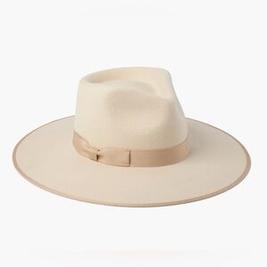 Lack of Color Ivory Rancher Fedora Hat